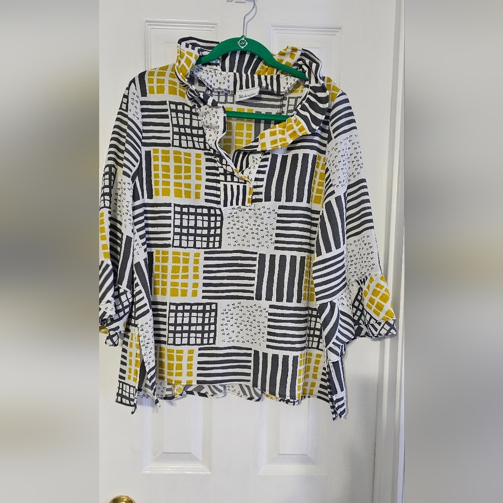 Ruffled blouse